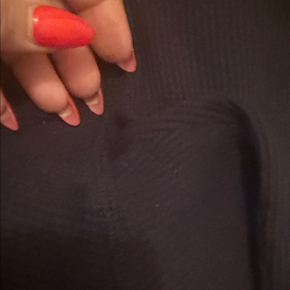 Mossy Oak Black waffle wide leg Lounge Pants w/ Camo Accents size Medium EUC - Picture 7 of 7